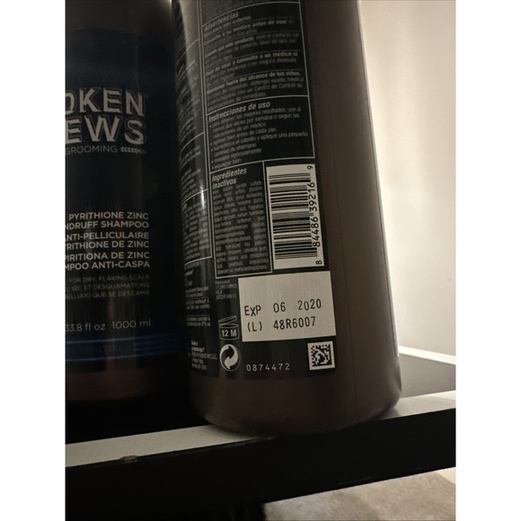 Lot 3 Redken Brews Anti-Dandruff Shampoo Pyrithione Zinc Discontinued Exp 5/2020 - Picture 3 of 3